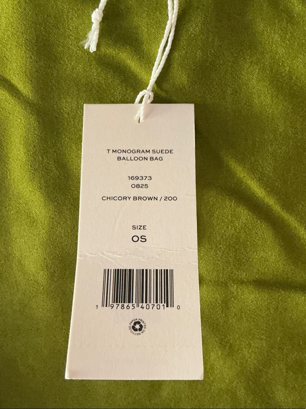 Tory Burch Chestnut Suede half moon Bag - Picture 2 of 10
